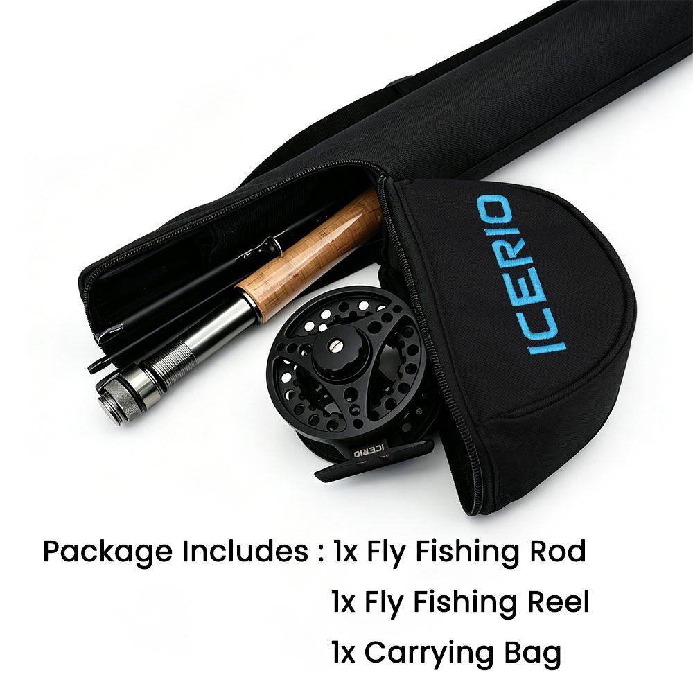 ICERIO Fly Fishing Rod Reel Co - Fishing Equipment Europe ulasan dan harga