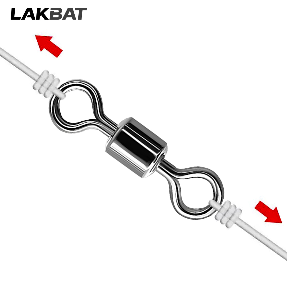 100PCS Konektor Putar Baja Ant - Fishing Equipment Box ulasan dan harga
