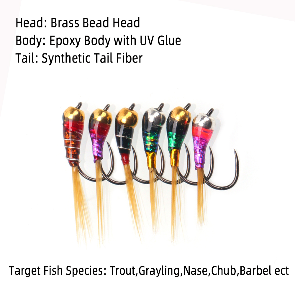 6 Buah Nimfa Perdigon atau Nim - Fishing Equipment Europe ulasan dan harga