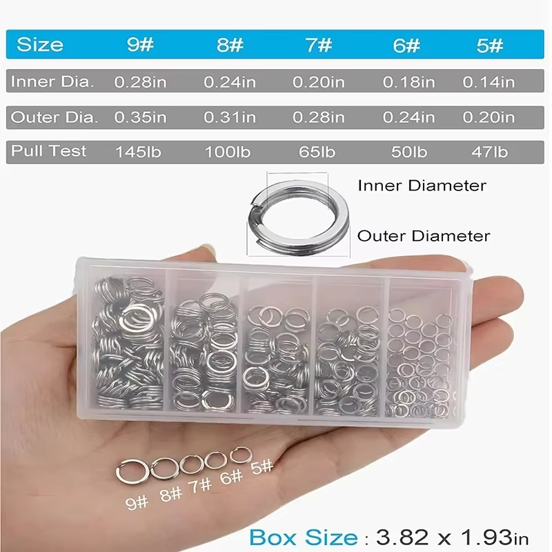 Cincin Pemisah Pancing Baja Ta - Fishing Equipment Box ulasan dan harga