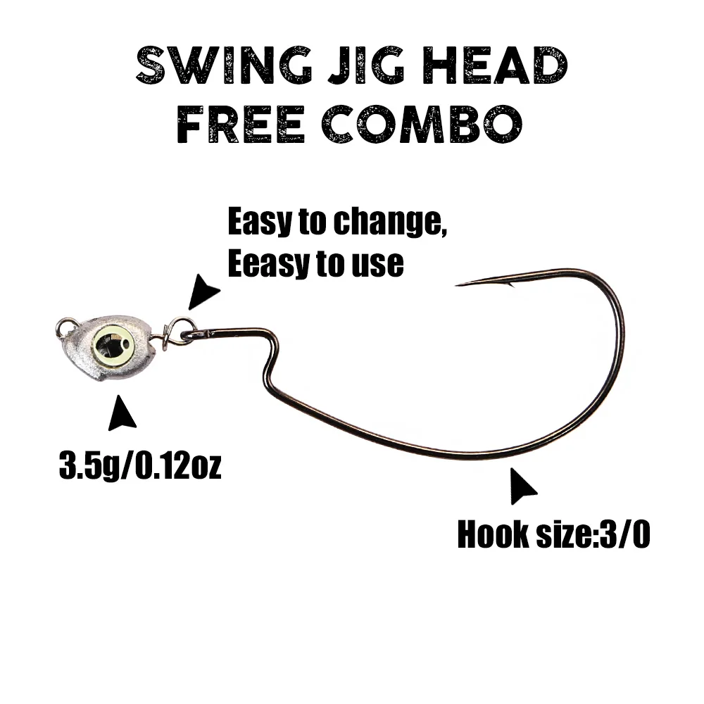 B&U Swing Jig Head Cheburashka - Fishing Equipment Lures ulasan dan harga